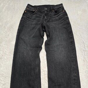 American Eagle Outfitters Black Ex Boyfriend Jean 4 regular